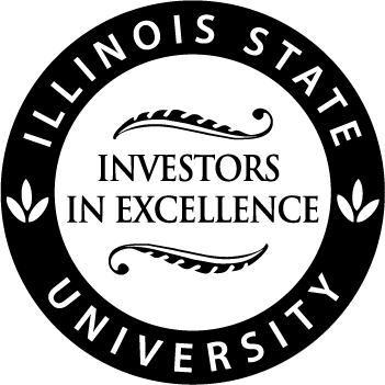 Illinois State University Investors in Excellence logo.