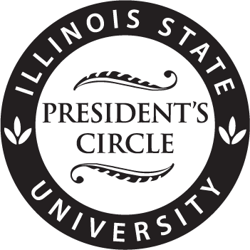 Illinois State University President's Circle logo.
